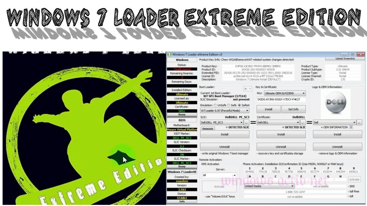 Активатор 7 loader. Windows 7 extreme Loader. Активатор Windows 7 Loader. Windows 7 Loader extreme Edition. Активатор виндовс 7 extreme Edition.